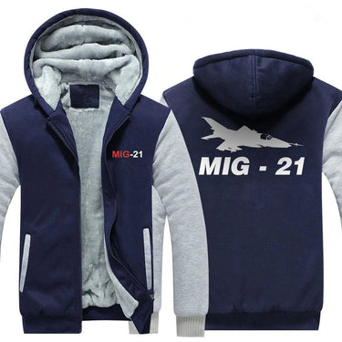 M I G 2 1 DESIGNED ZIPPER SWEATER THE AV8R